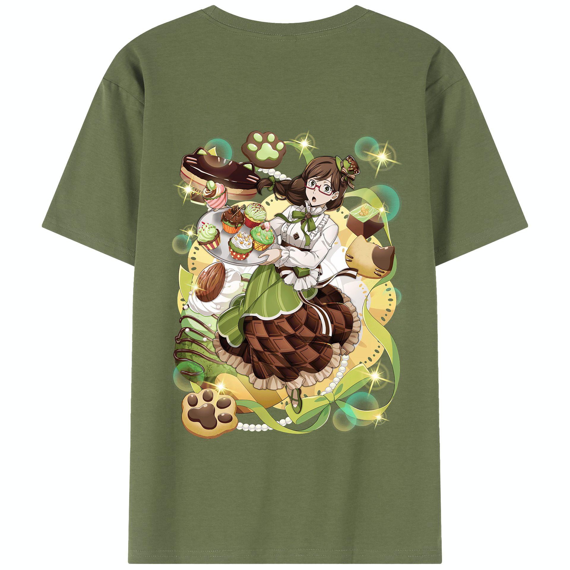 （画像用） 文豪ストレイドッグス Bungo Stray Dogs 綿100％半袖Tシャツ（背面プリント）